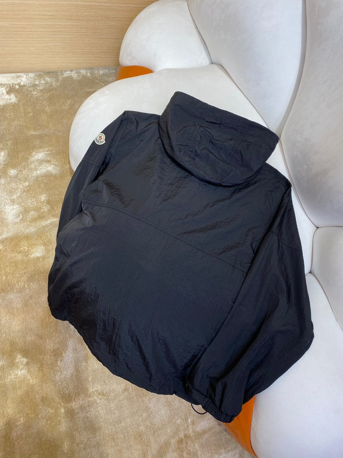 체인2호 /MONCLER 입마개 로고 후드 코트