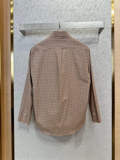 체인2호 / MIUMIU 체크 자수 셔츠