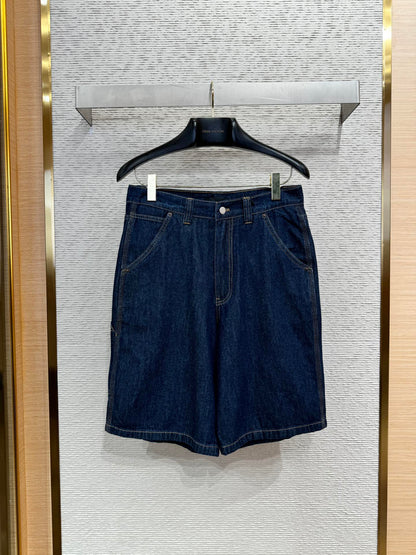 체인2호 /프라다 삼각 데님 팬츠