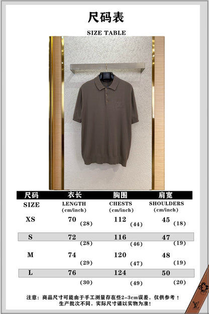 체인2호 /LV 엠보 모직 폴로 셔츠
