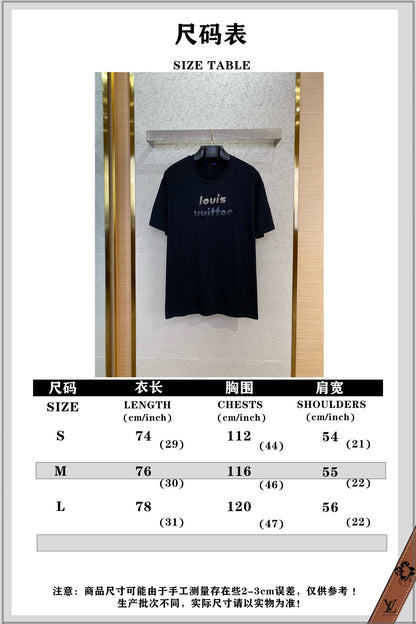 체인2호 / LV 수제 비즈 반팔 티셔츠