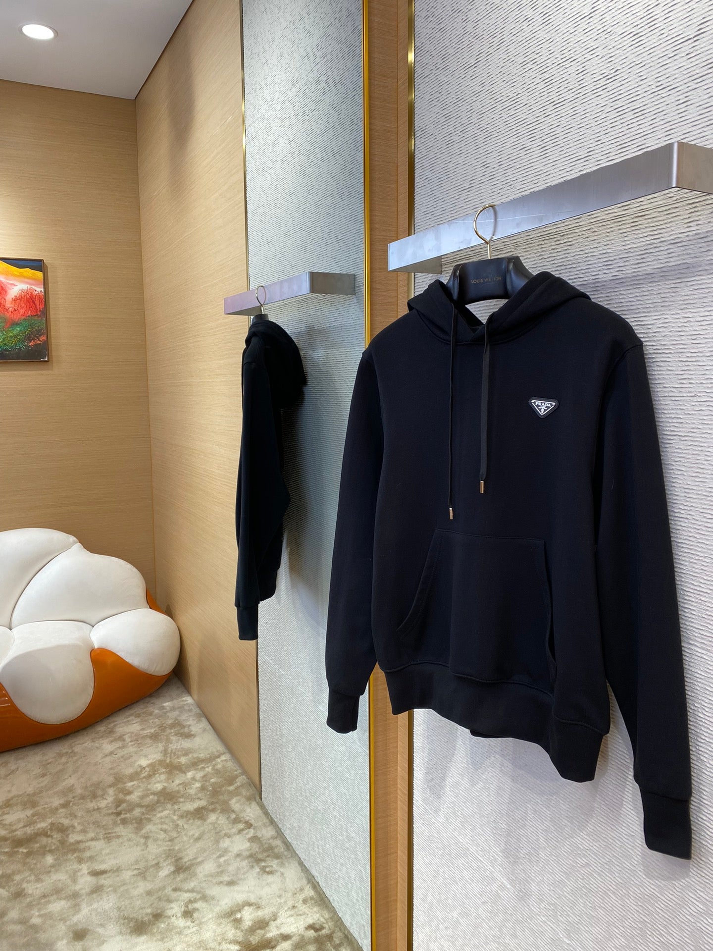 체인2호 / PRADA 프라다 삼각 후드 후드