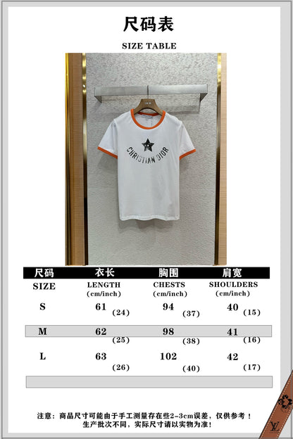 체인2호 / 디올 펜타포트 프린트 반팔 티셔츠