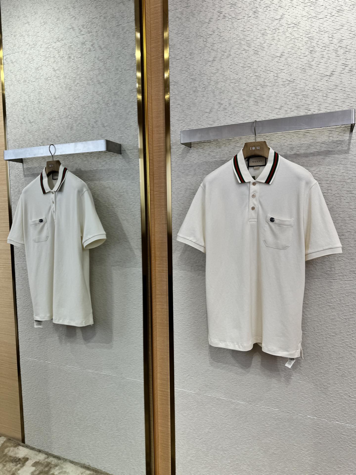 체인2호 /구찌 자수 폴로 셔츠