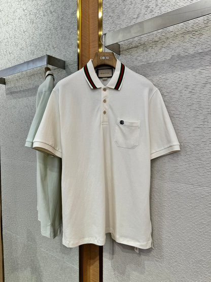 체인2호 /구찌 자수 폴로 셔츠