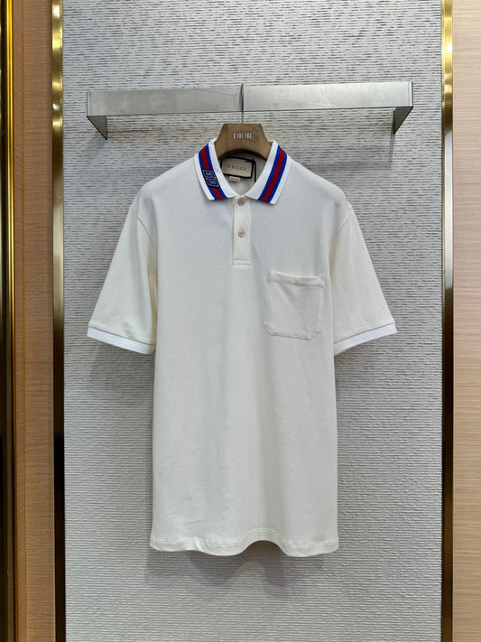 체인2호 / 구찌 장식 칼라 폴로 셔츠