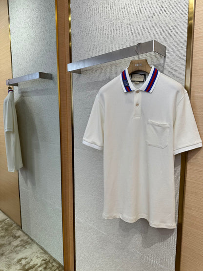 체인2호 / 구찌 장식 칼라 폴로 셔츠