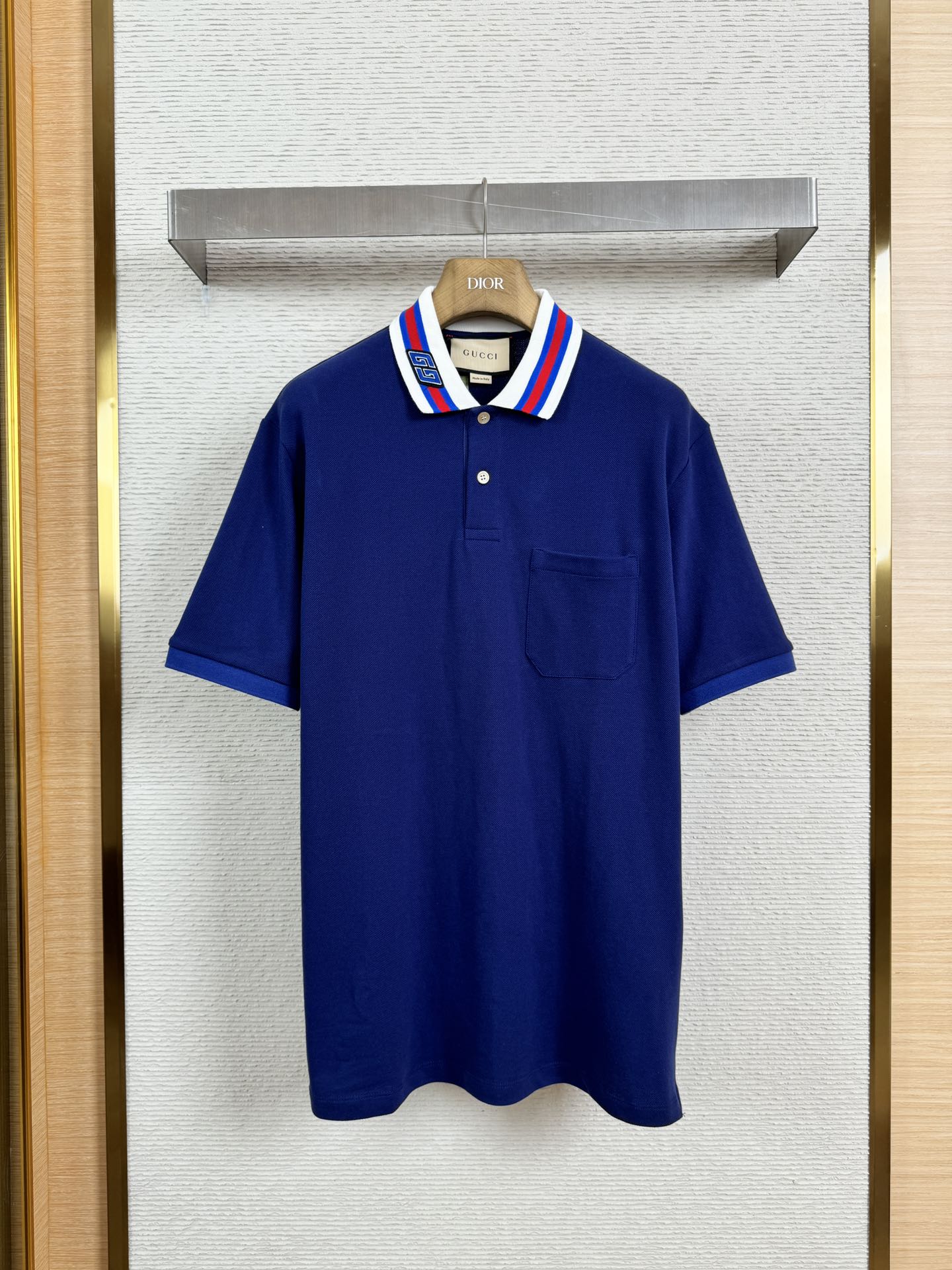 체인2호 /구찌 장식 칼라 폴로 셔츠