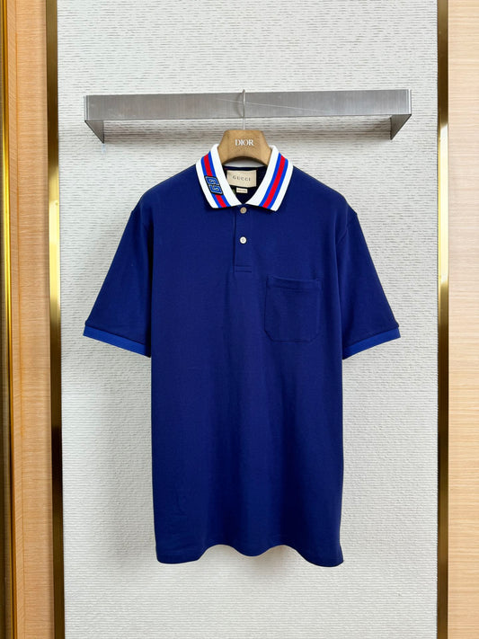 체인2호 /구찌 장식 칼라 폴로 셔츠