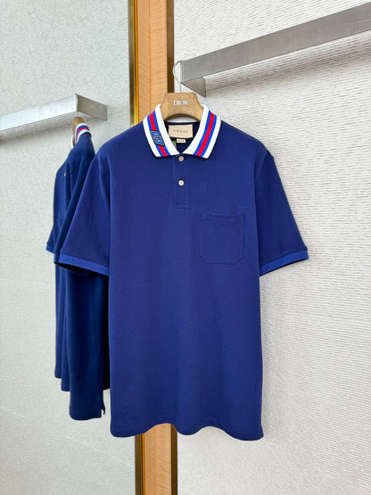 체인2호 /구찌 장식 칼라 폴로 셔츠