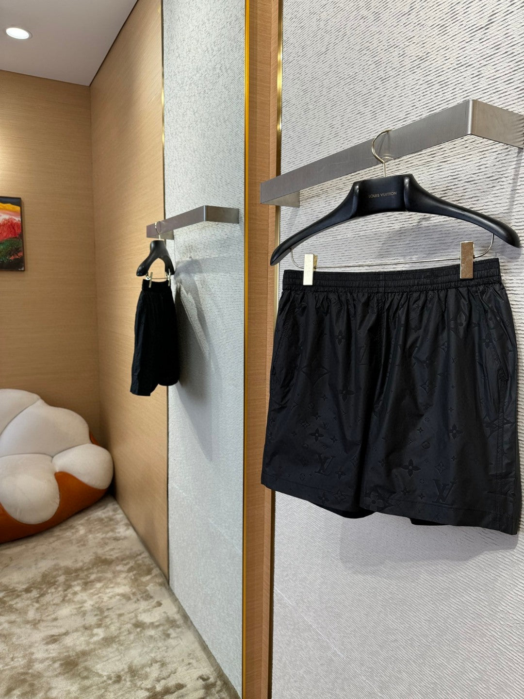 체인2호 / LV 다크 자카드 비치 팬츠