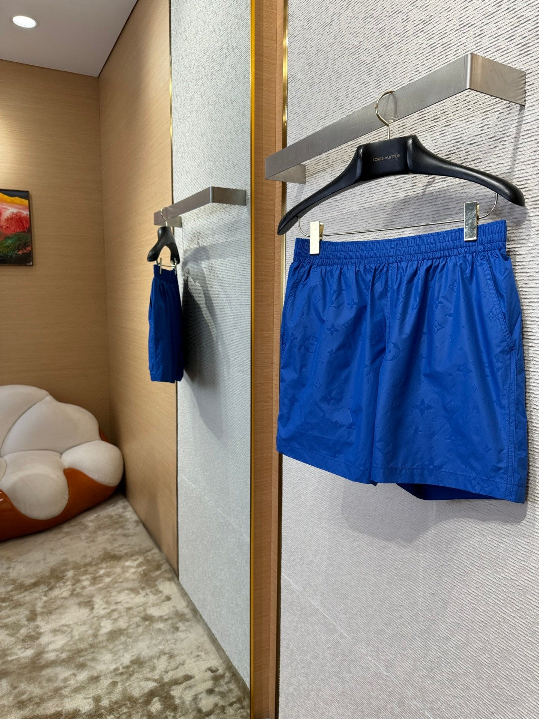 체인2호 / LV 다크 자카드 비치 팬츠