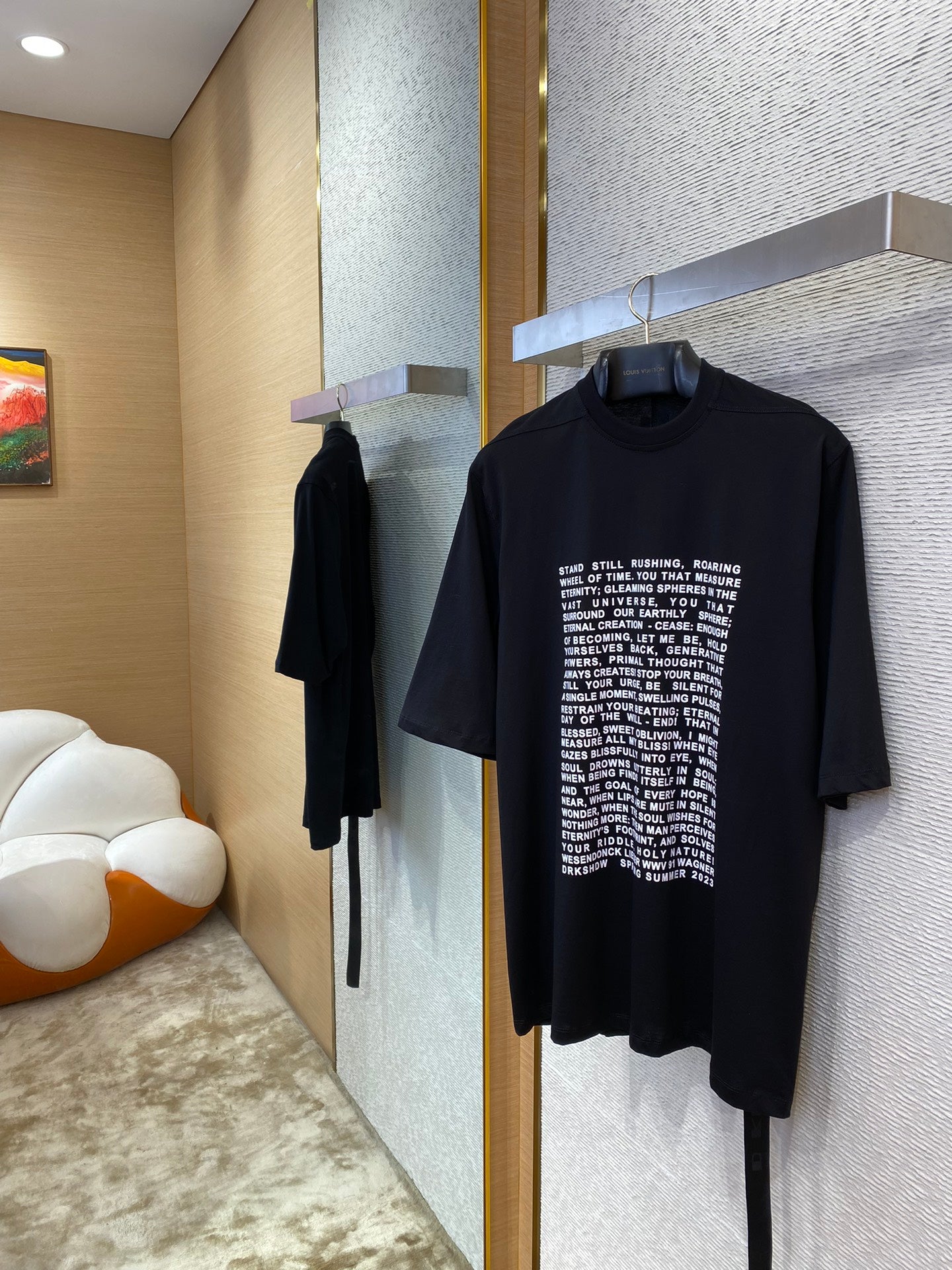 체인2호 / Rick Owens 다크룩 프린트 반팔 티셔츠