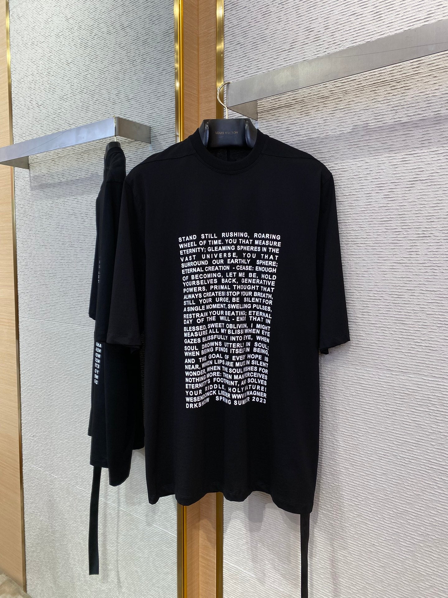 체인2호 / Rick Owens 다크룩 프린트 반팔 티셔츠