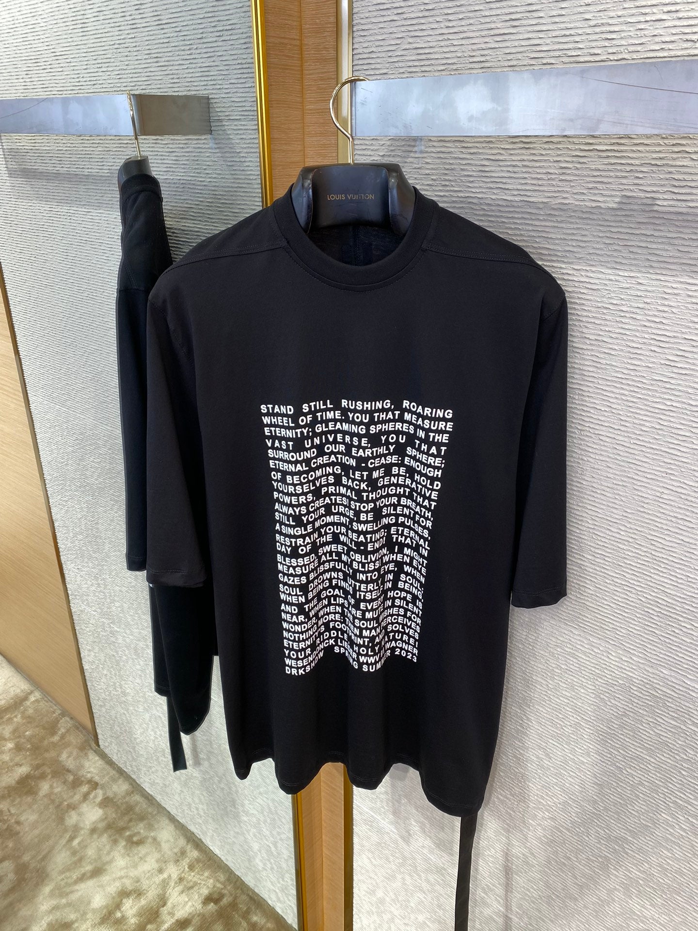 체인2호 / Rick Owens 다크룩 프린트 반팔 티셔츠