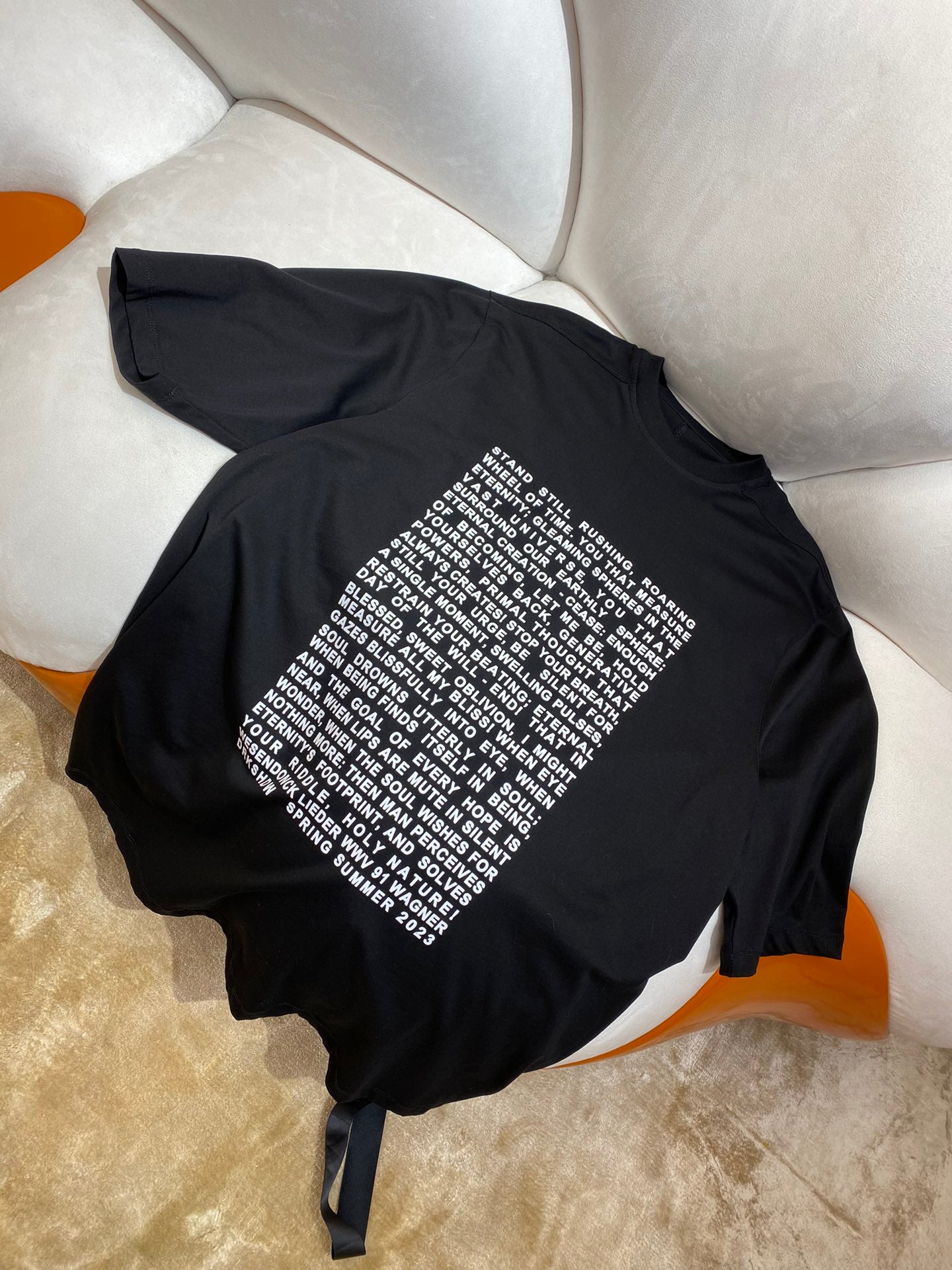 체인2호 / Rick Owens 다크룩 프린트 반팔 티셔츠