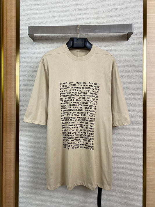 체인2호 / Rick Owens 다크룩 프린트 반팔 티셔츠