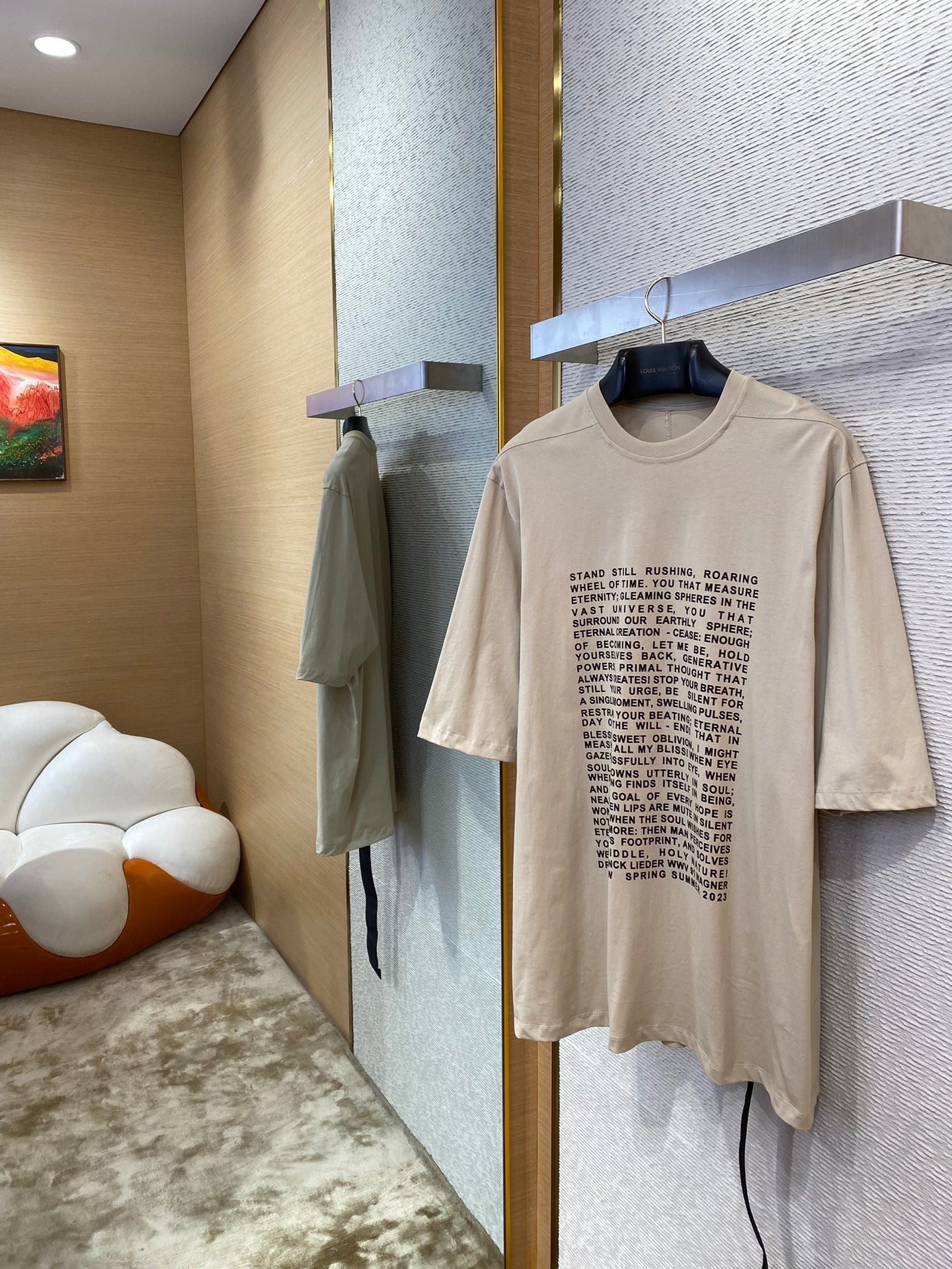 체인2호 / Rick Owens 다크룩 프린트 반팔 티셔츠