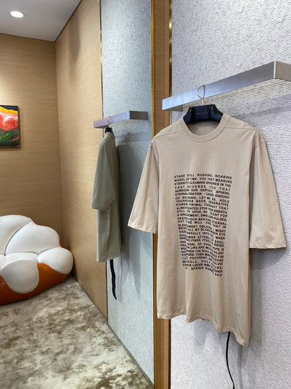체인2호 / Rick Owens 다크룩 프린트 반팔 티셔츠