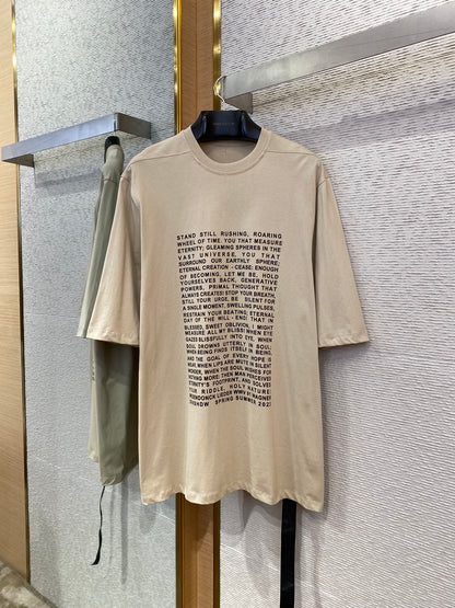 체인2호 / Rick Owens 다크룩 프린트 반팔 티셔츠