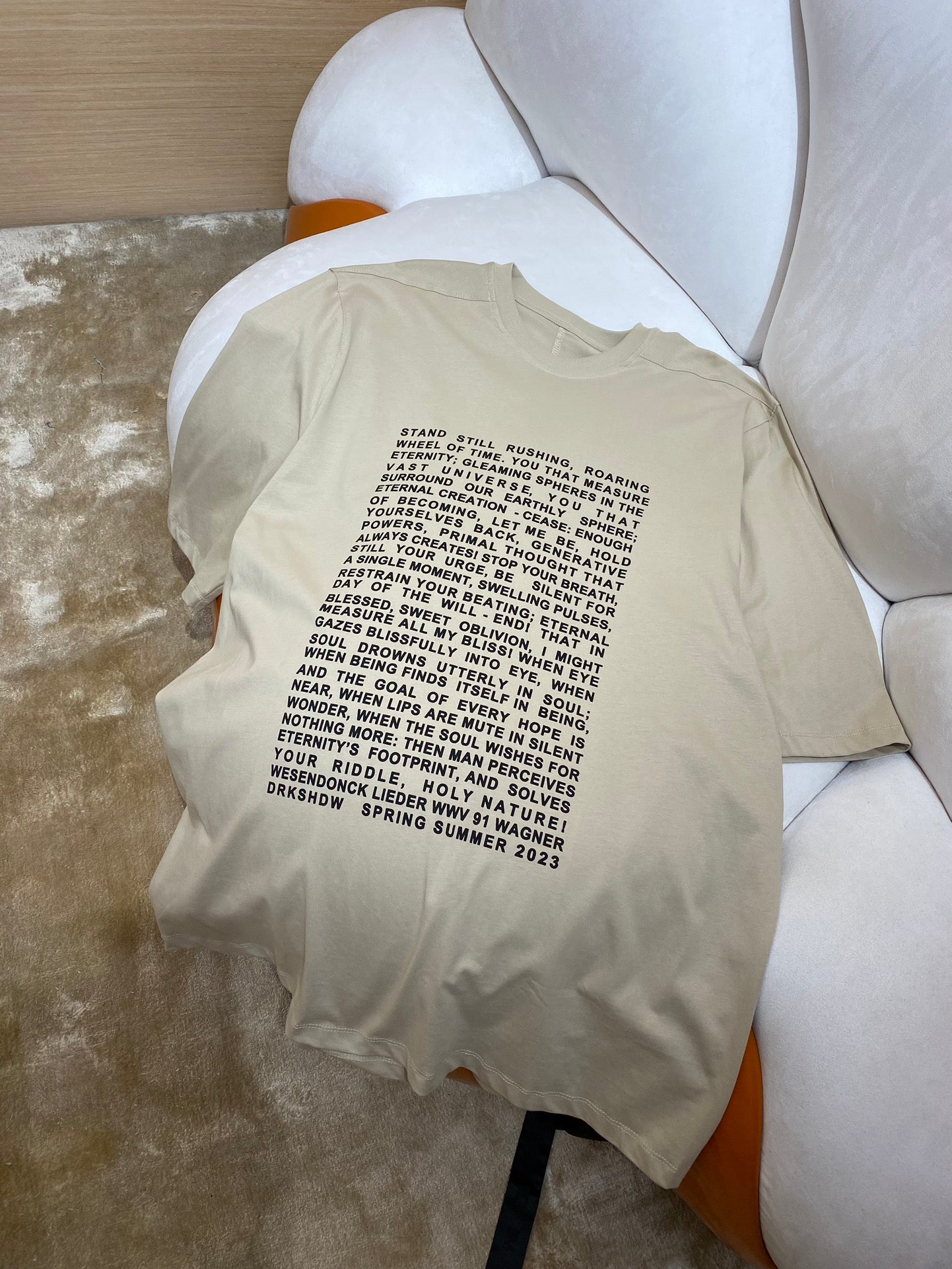 체인2호 / Rick Owens 다크룩 프린트 반팔 티셔츠