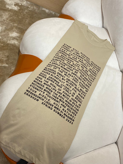 체인2호 / Rick Owens 다크룩 프린트 반팔 티셔츠