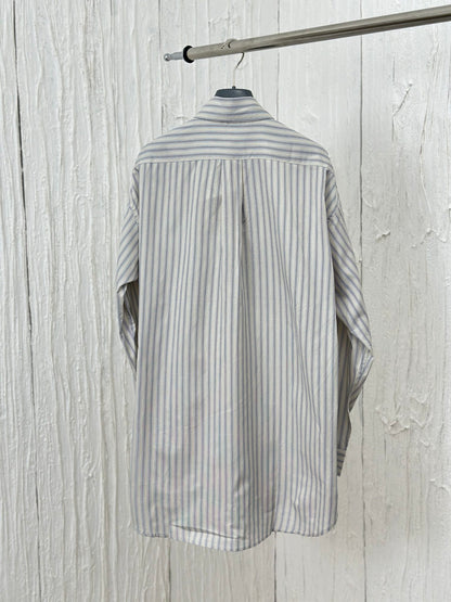 체인2호 / MIUMIU 24ss 자수 스트라이프 긴팔 셔츠