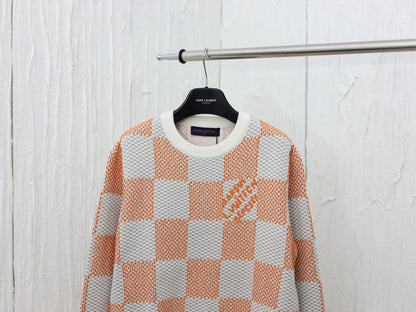 체인2호 /루이 24AW 바둑판 모직 블라우스