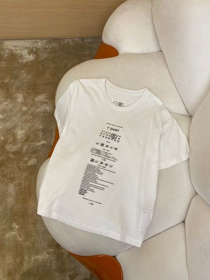 체인2호 / Maison Margiela 프린트 반팔 티셔츠