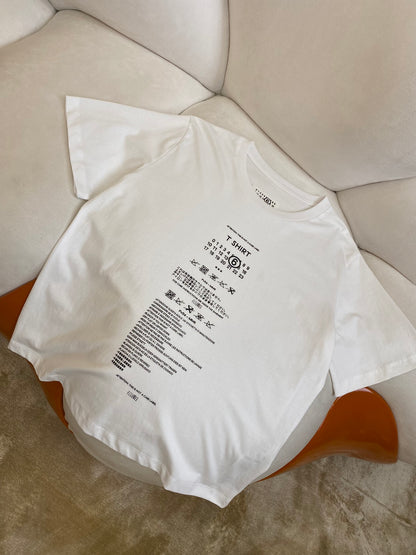 체인2호 / Maison Margiela 프린트 반팔 티셔츠