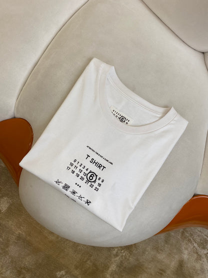 체인2호 / Maison Margiela 프린트 반팔 티셔츠