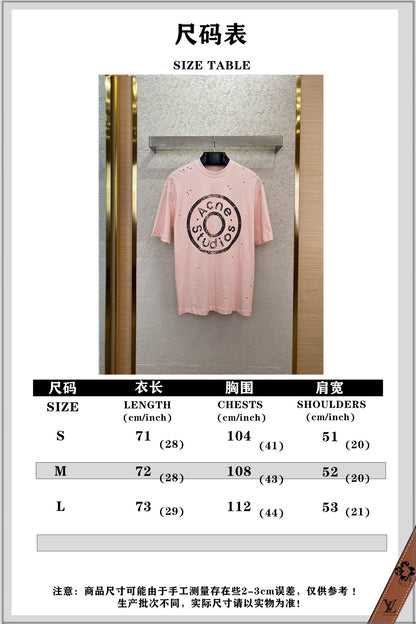 체인2호 /ACNE 프린트 반팔 티셔츠
