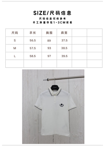 체인2호 /루이24ss 펀칭 자카드 모직 반팔 셔츠