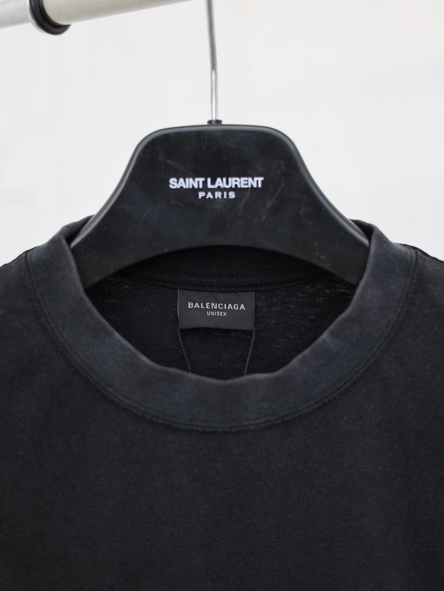 체인2호 /Balenciag  올드 워싱 빈티지 반팔 티셔츠