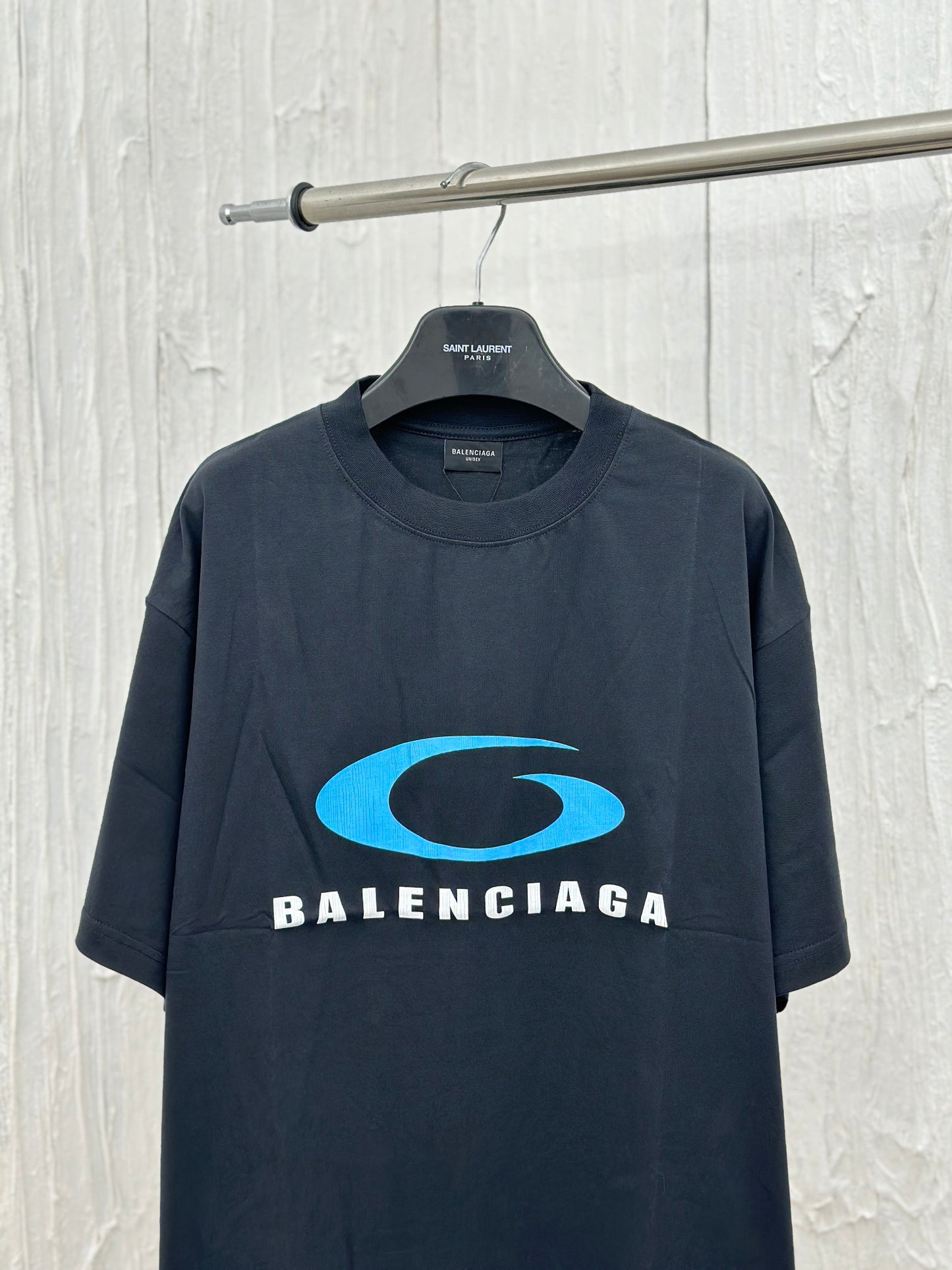 체인2호 /Balenciag 파열 프린트 반팔 티셔츠