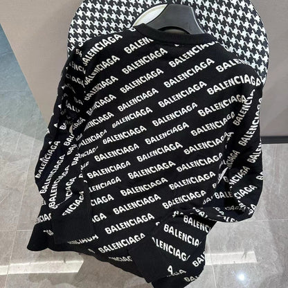 체인2호 /Balenciaga  양면 니트 자카드 스웨터