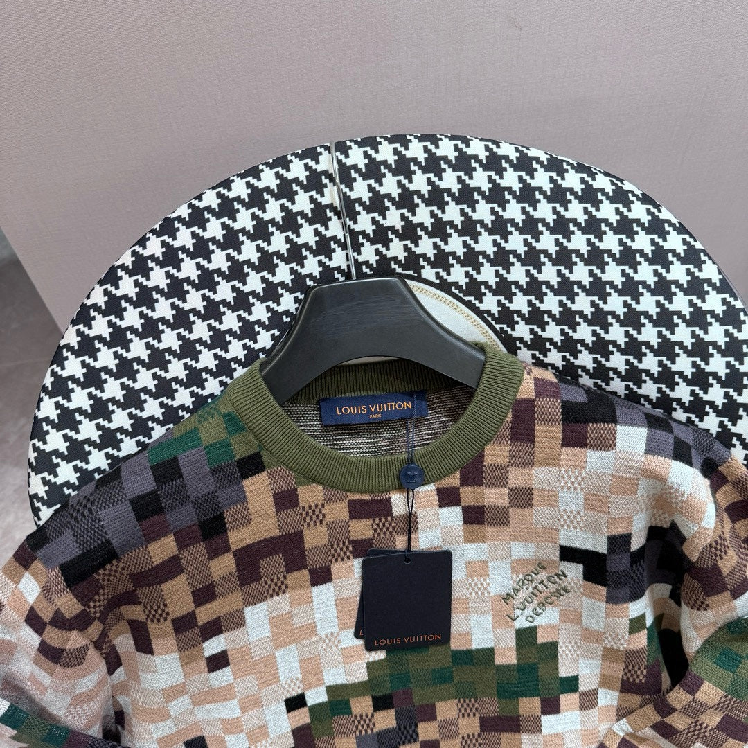 체인2호 /루이비통 신상품 최신 시리즈 자카드 순면 커버 니트