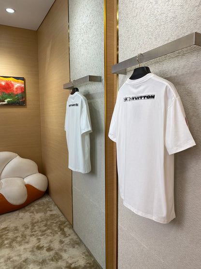 체인2호 /LV 니트 엠보 라운드 티셔츠