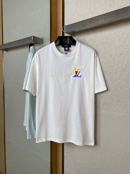 체인2호 /LV 니트 엠보 라운드 티셔츠