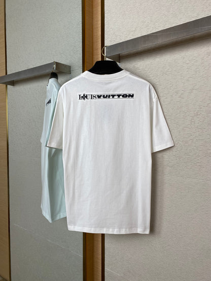 체인2호 /LV 니트 엠보 라운드 티셔츠