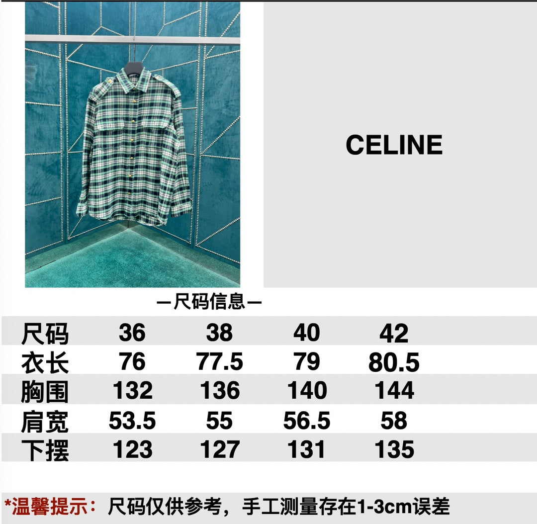 타일공장/셀린느 24ss 신상 셔츠 면 루즈핏