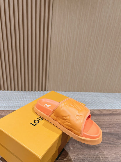 빙 셀러/루이비통 스티커 슬리퍼 캐주얼 비치 슬리퍼