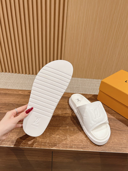 빙 셀러/루이비통 스티커 슬리퍼 캐주얼 비치 슬리퍼