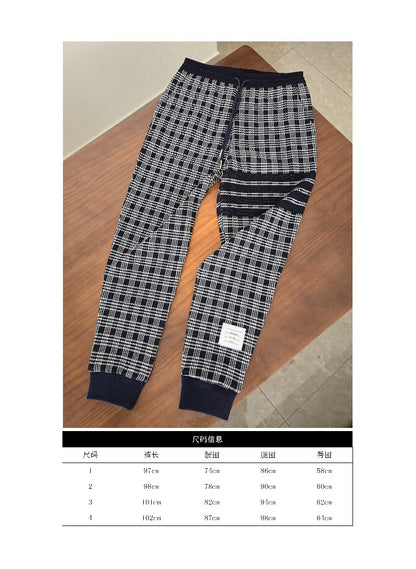 GTR/톰브라운 여성 체크 롱 팬츠