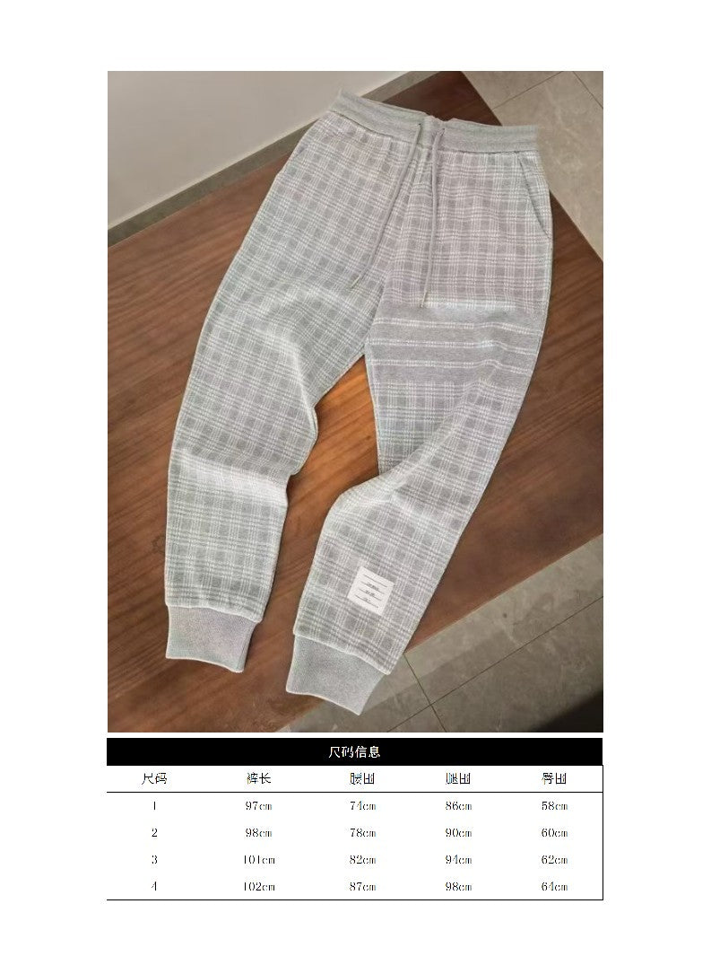 GTR/톰브라운 여성 체크 롱 바지