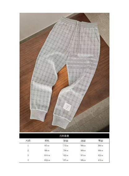 GTR/톰브라운 여성 체크 롱 바지