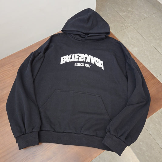 GTR/발렌시아가 알파벳 자수 그라데이션 후드티