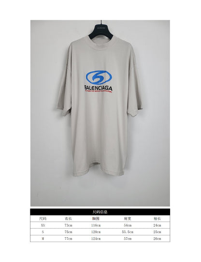 GTR/발렌시아가 남성 서핑 반팔