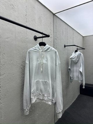 체인2호/메종마르지엘라 남성 네모난 로고 후드