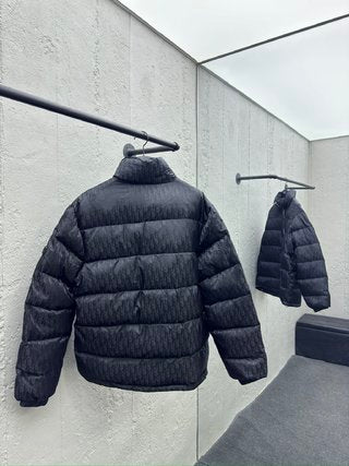 체인2호/디올 다크 무늬 로고 패딩 아우터